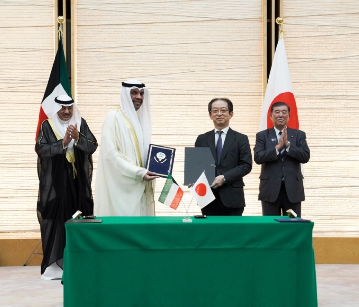 Kuwait, Japan sign deals during Crown Prince's visit