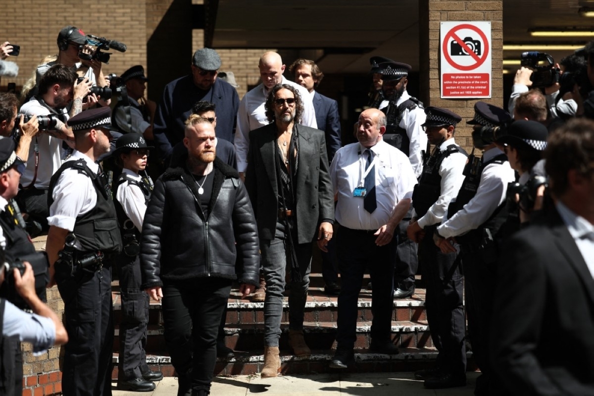 Comedian Russell Brand pleads not guilty to rape, sexual assault charges