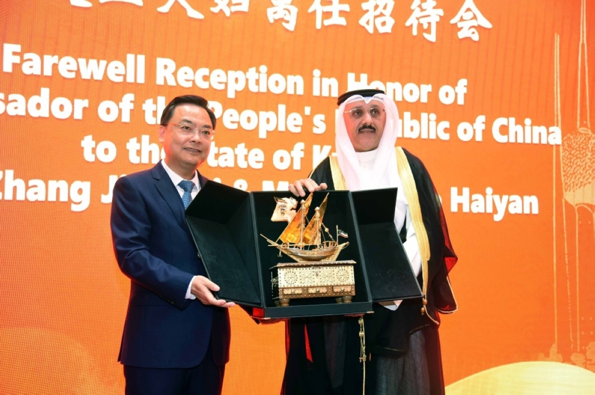 Outgoing Chinese envoy praises growth in China-Kuwait ties