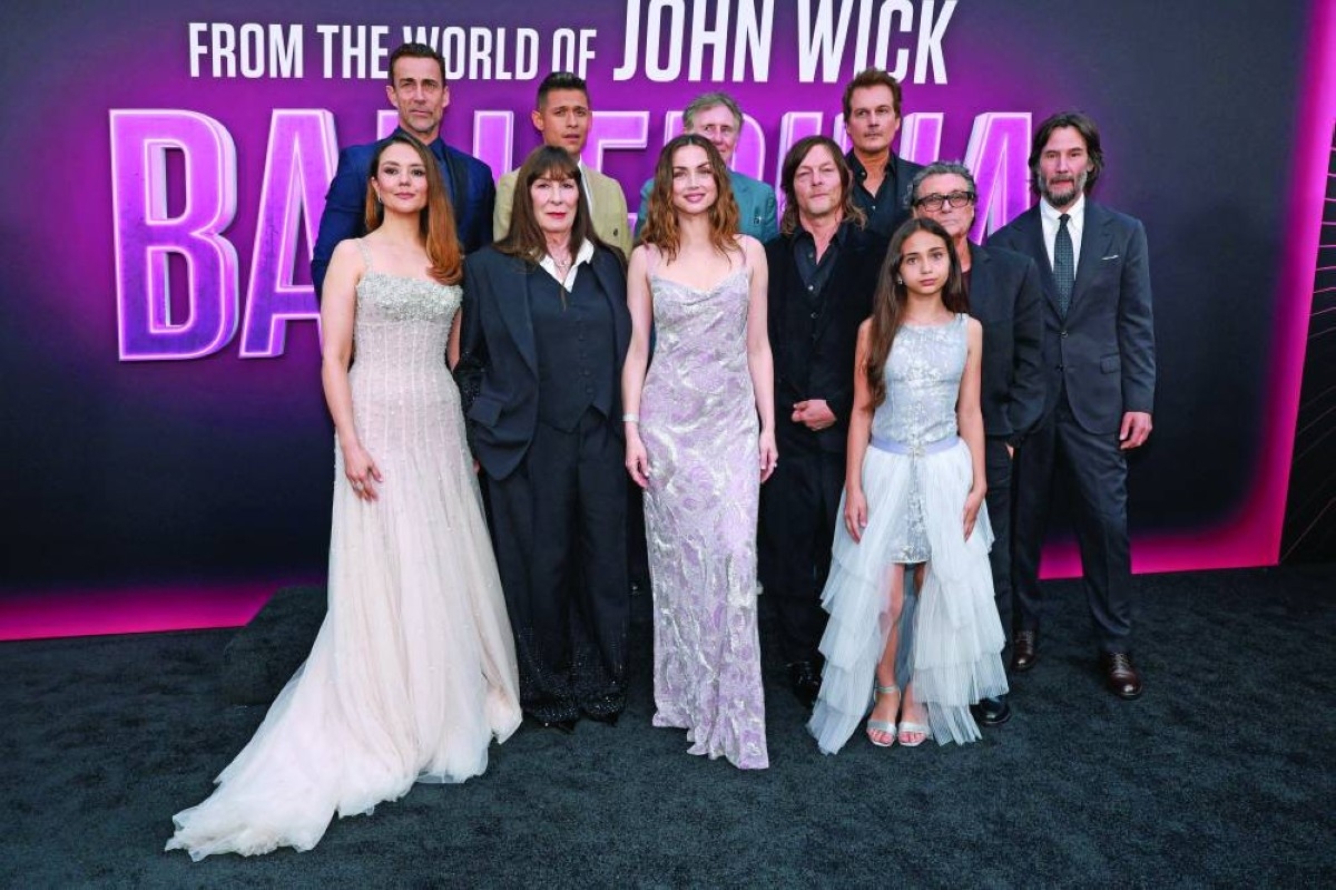 Keanu Reeves, Ana de Armas stun at ‘Ballerina' special screening