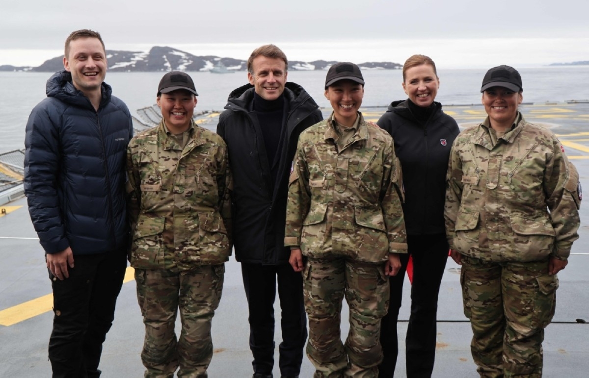 Macron slams Trump on visit to Greenland