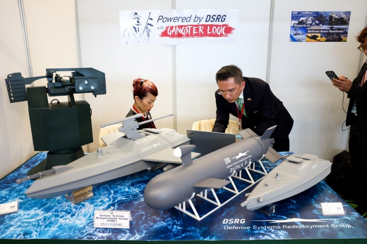 Taiwan tests sea drones as Beijing keeps up pressure