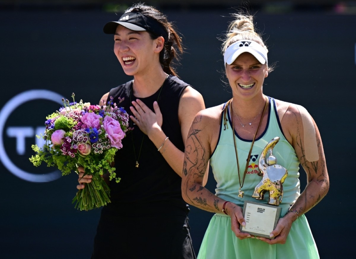 Vondrousova beats qualifier Wang to win Berlin Open