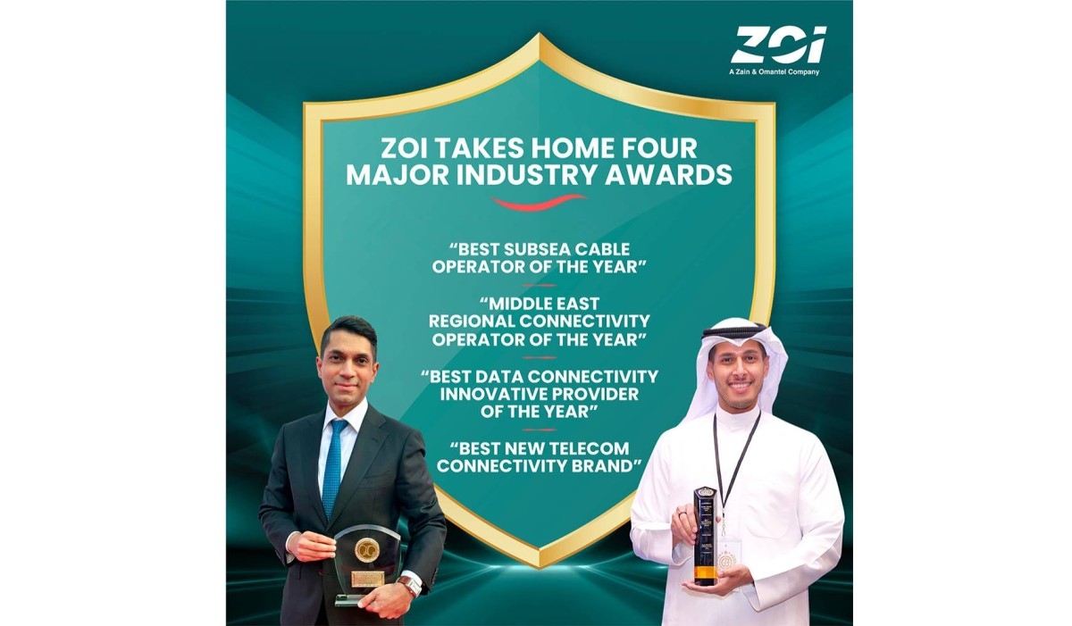 Zain Omantel International takes home four major industry awards