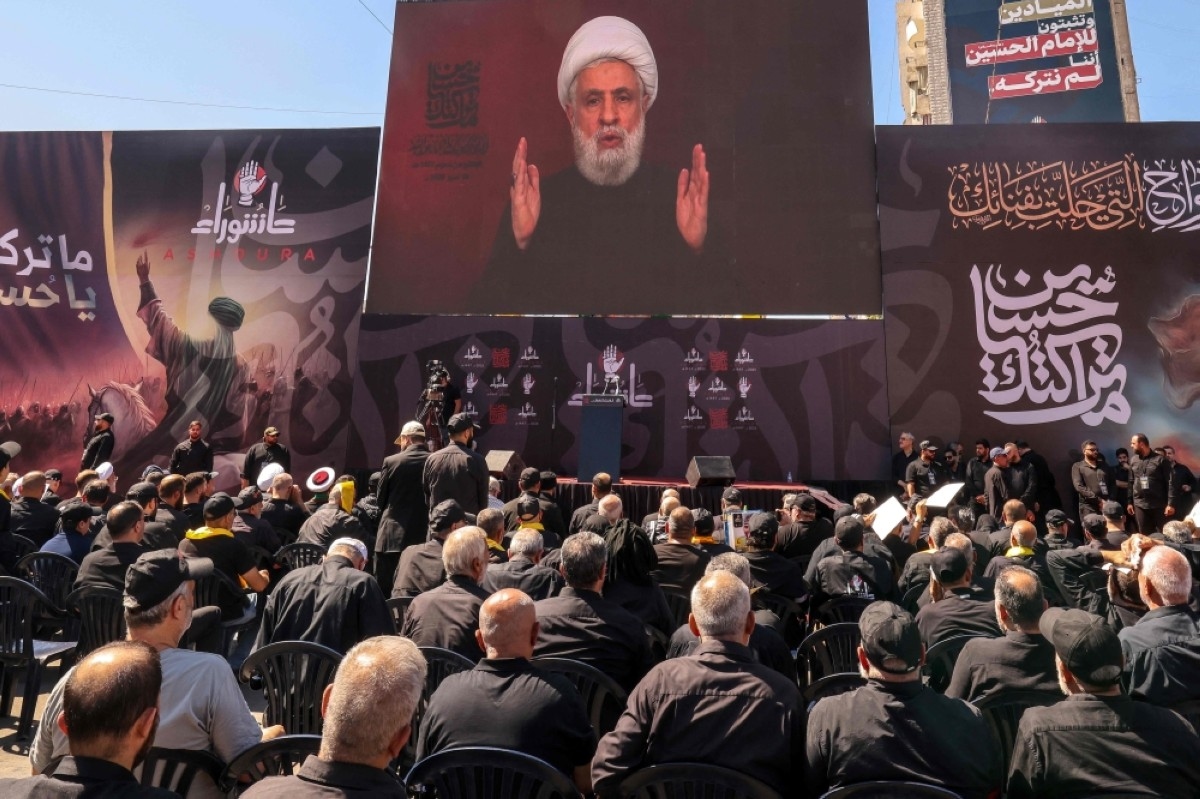 Hezbollah chief says won't surrender under Zionist threats