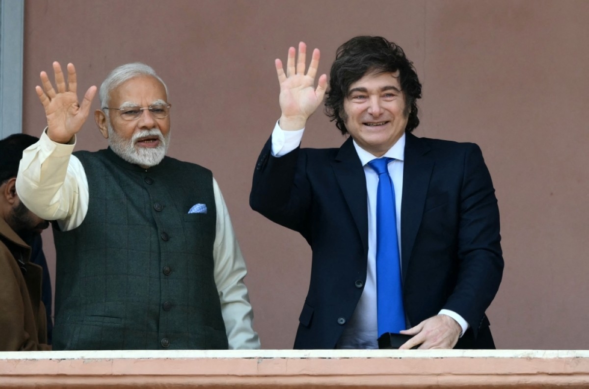 Modi, Milei meet in Argentina ahead of BRICS summit