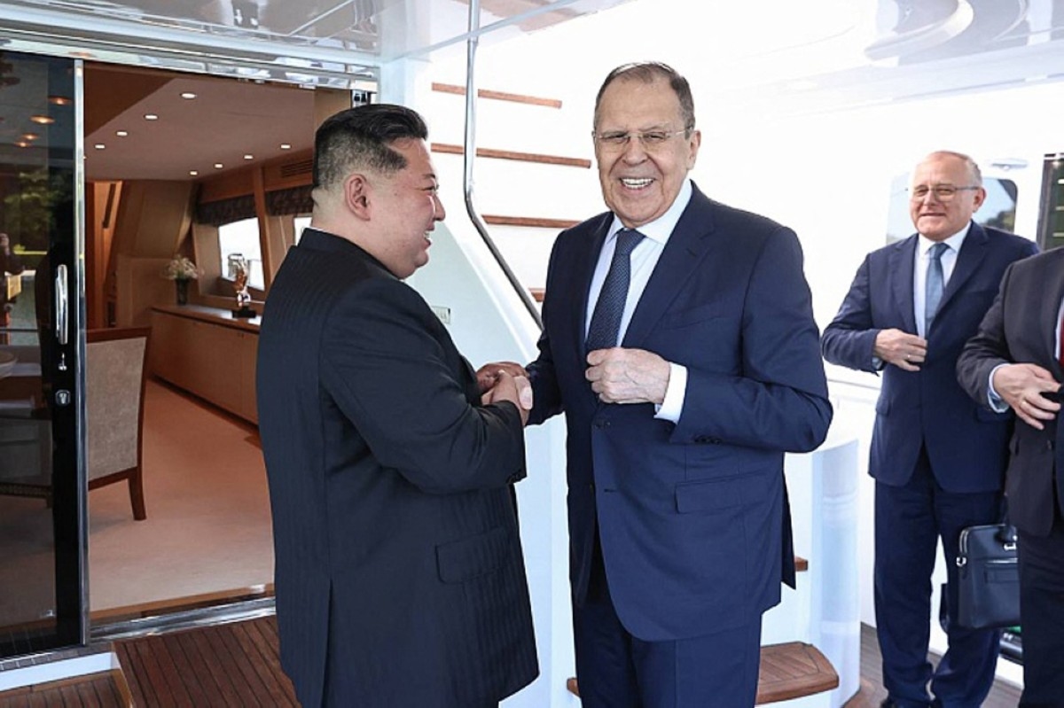 Russia says foreign minister Lavrov met Kim Jong Un