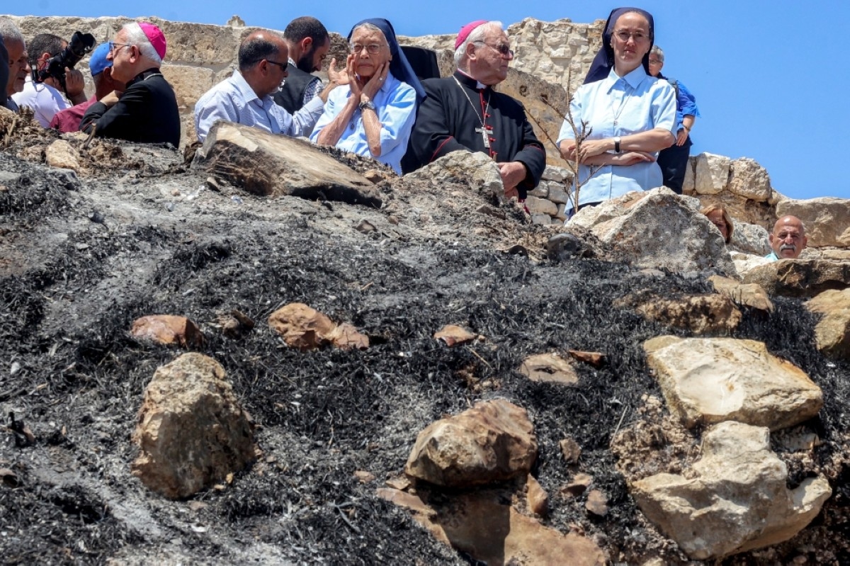 West Bank Christian village prays for help after settler attacks