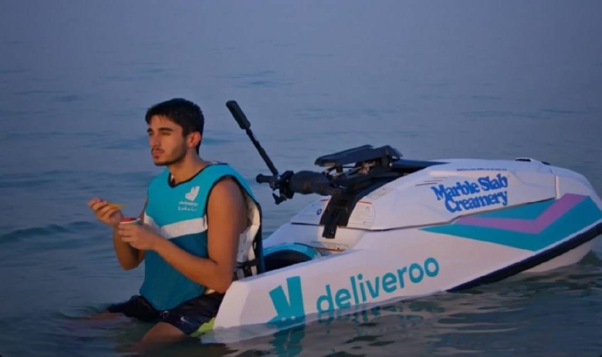 Deliveroo makes a splash for Ice Cream Day