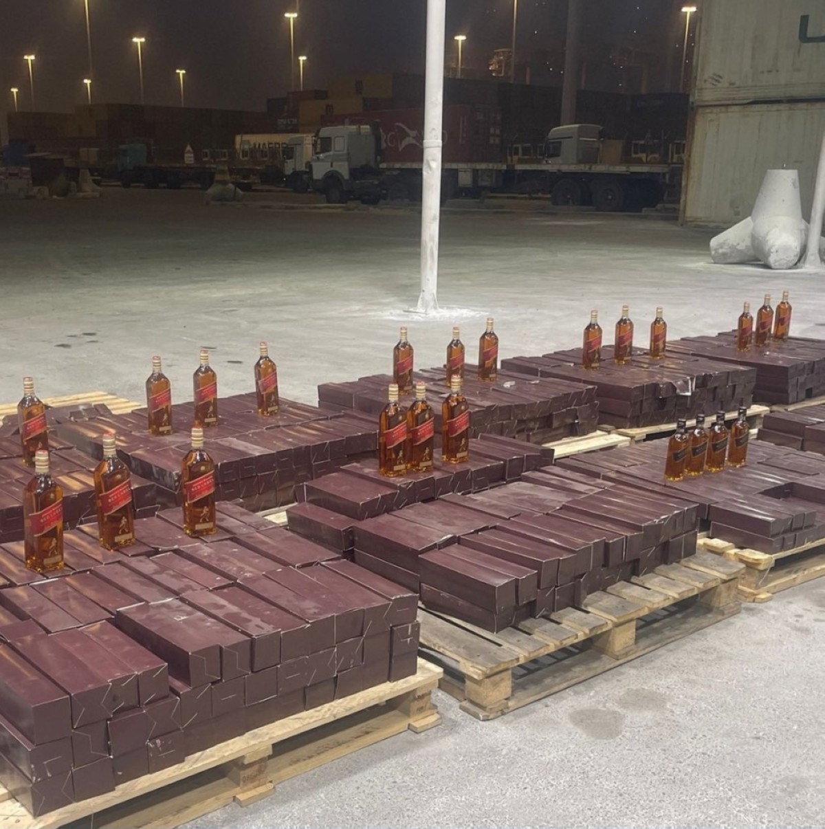 Interior foils liquor smuggling attempt