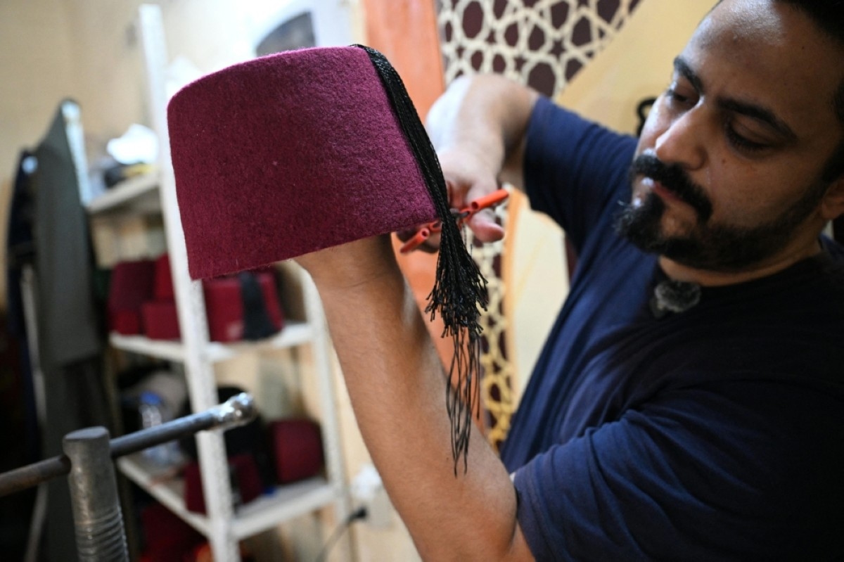 Lebanese craftsman keeps up tradition of tarboosh hat-making