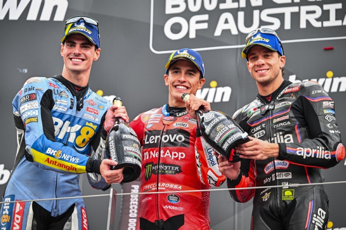 Six in a row for Marc Marquez with victory at Austrian MotoGP