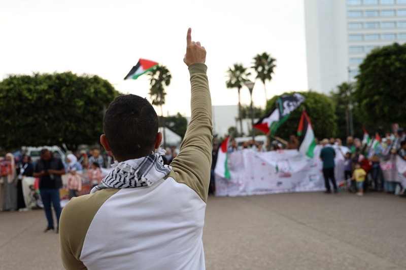 هيئة: 105 مظاهرة بـ 58 مدينة مغربية في جمعة 'طـوفان الأقـصى' الـ 72