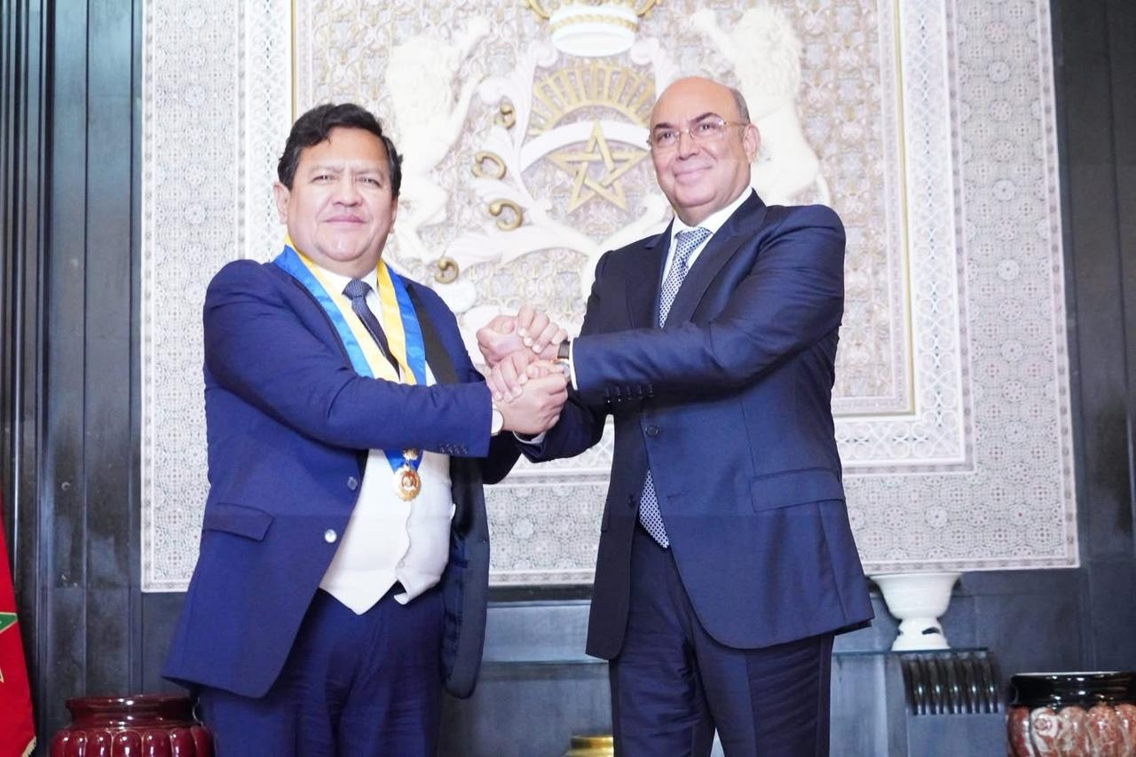 مجلس النواب. غيات يجري مباحثات مع رئيس برلمان مجموعة دول الأنديز