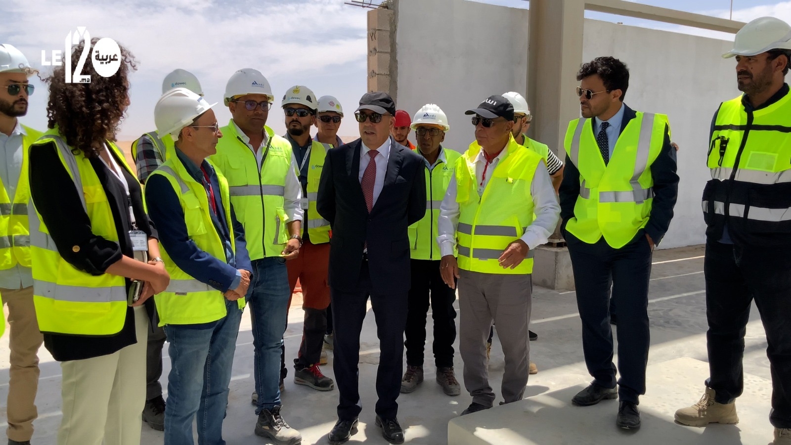 الداخلة. وزير الفلاحة والمدير الجهوي يكشفان تقدم أشغال محطة تحلية المياه