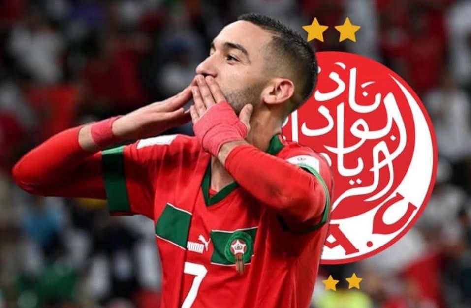 تأكيداً لما سبق  أن نشرته le12. حكيم زياش قريب من الوداد بدلا من كريستيانو رونالدو