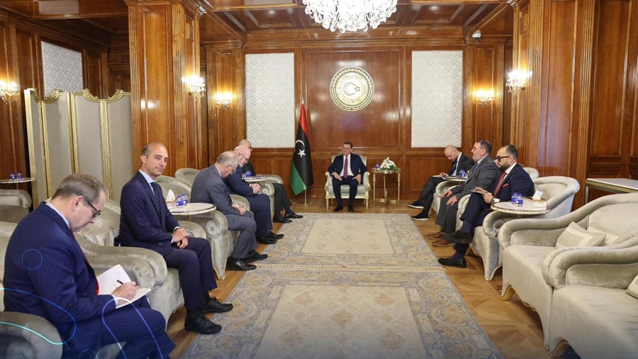 الدبيبة لسفراء أوروبا: إنهاء الميليشيات ضرورة، ونثمن دعم أوروبا