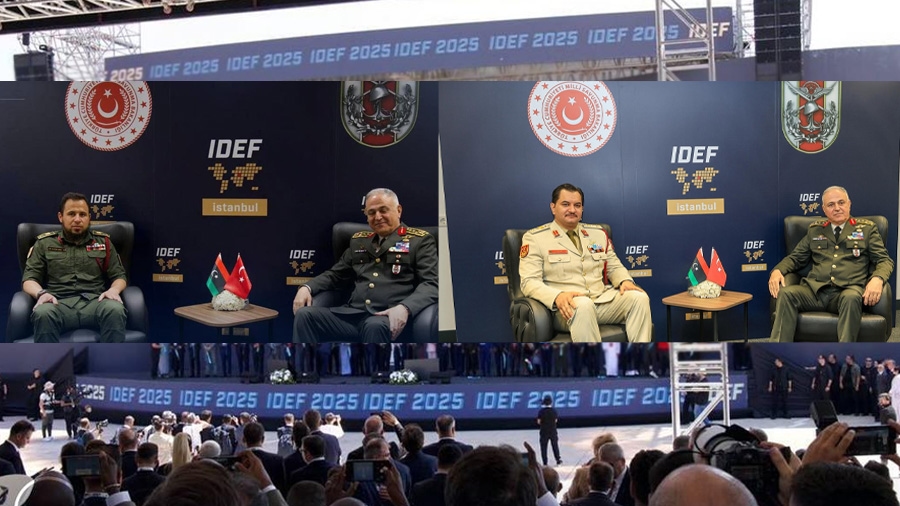 محمود حمزة وصدام حفتر يشاركان في معرض (IDEF 2025) بإسطنبول ويعقدان لقاءات رفيعة في تركيا