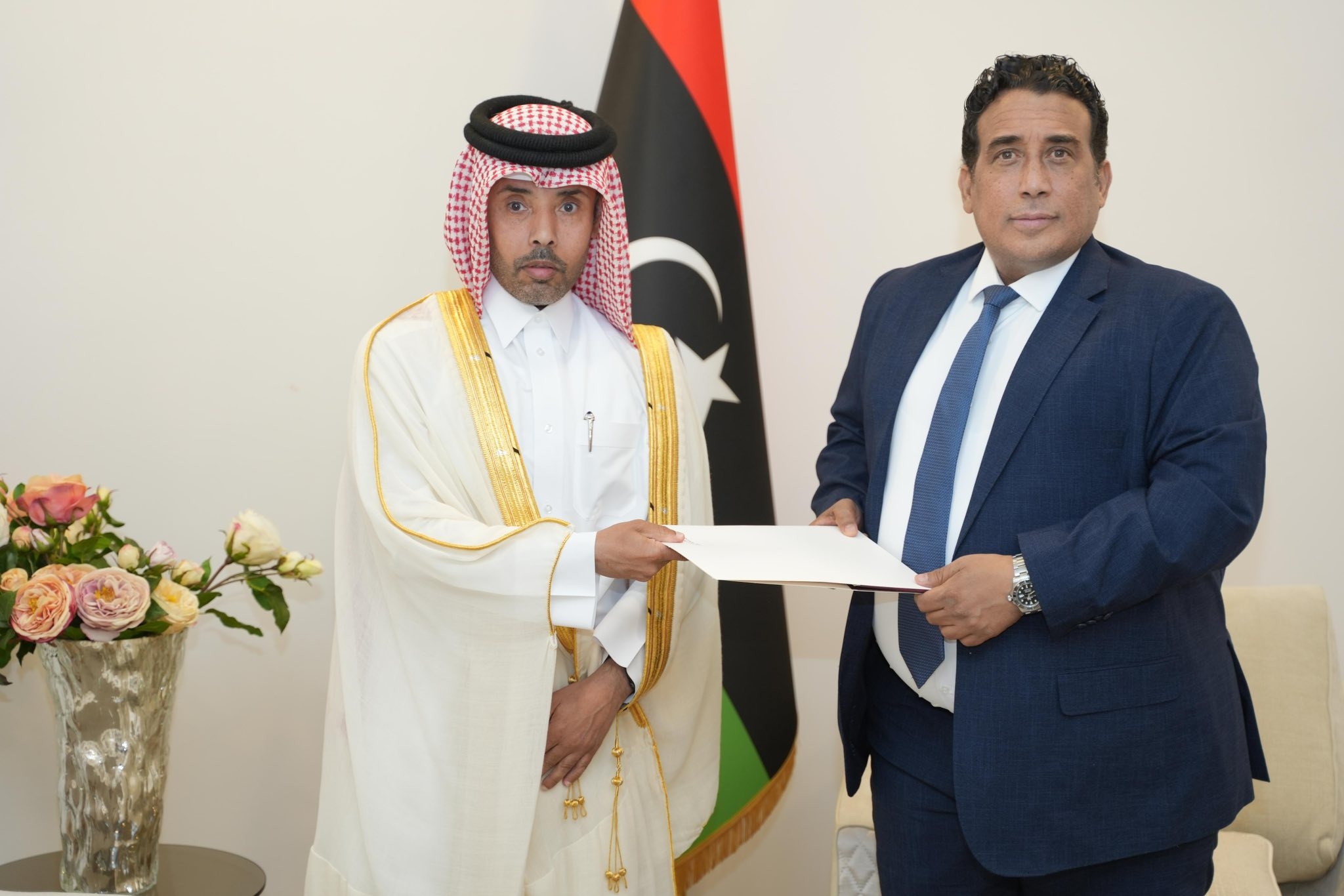 Menfi receives letter from Emir of Qatar as political dialogue continues
