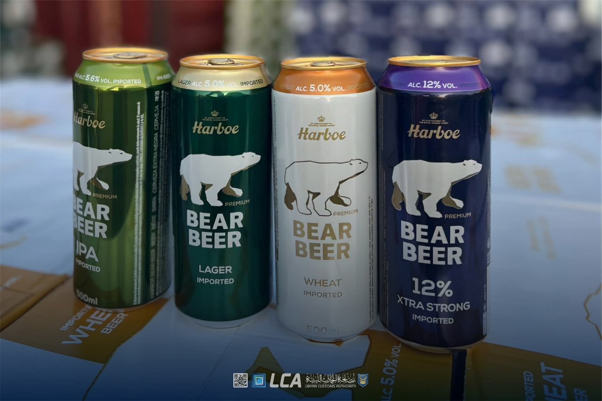 Tripoli Port: Customs seize 36,000 cans of banned alcohol
