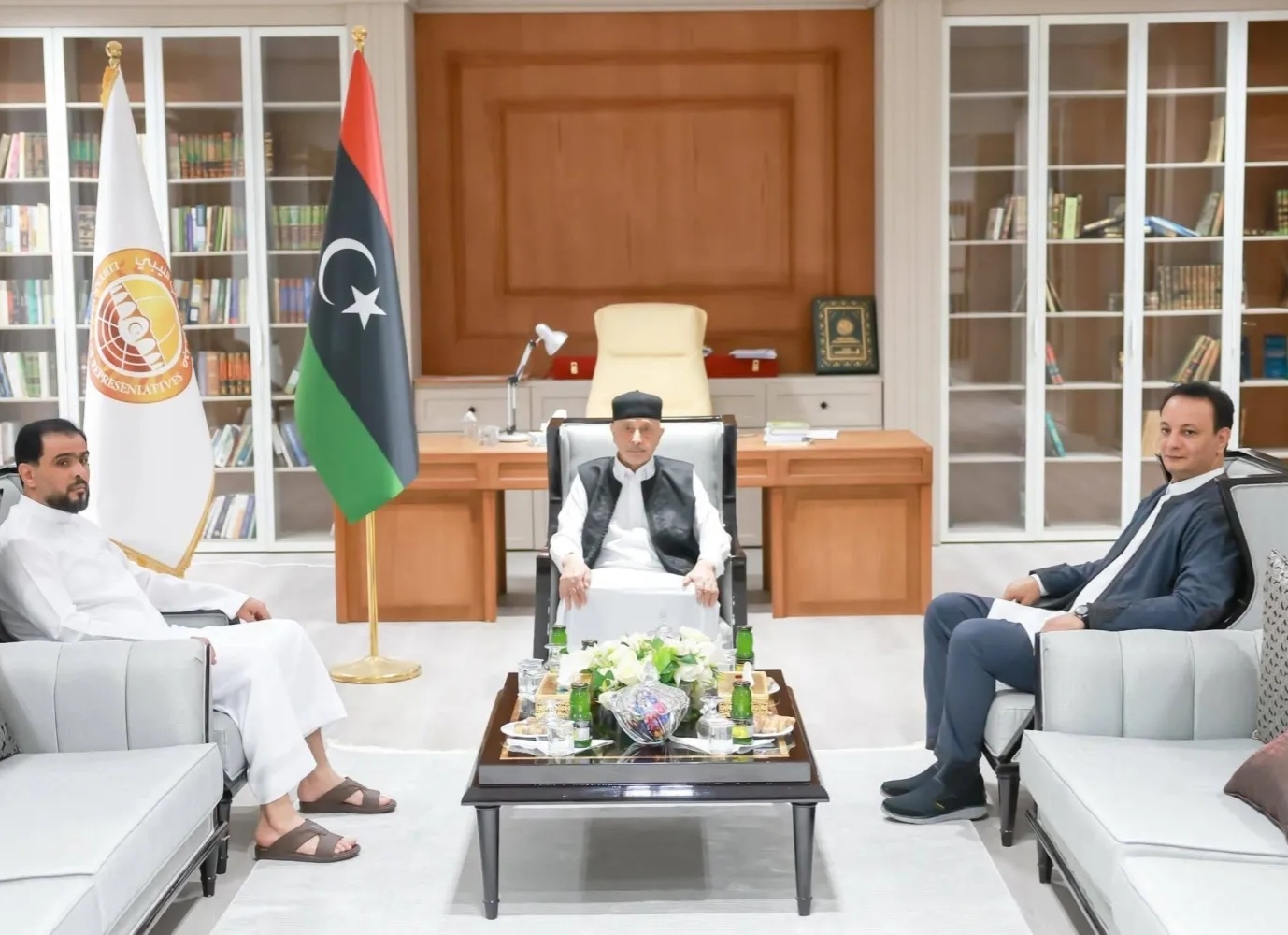 Aguila and Hamad praise 'Belgasem Haftar's achievements'