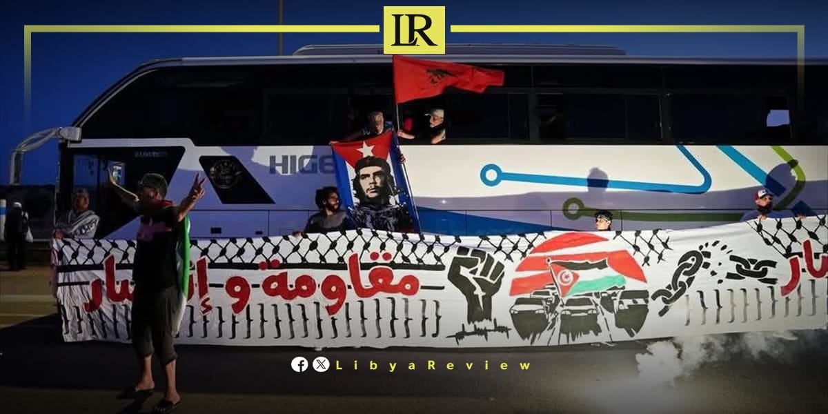 Gaza Aid Convoy Crosses into Libya from Tunisia