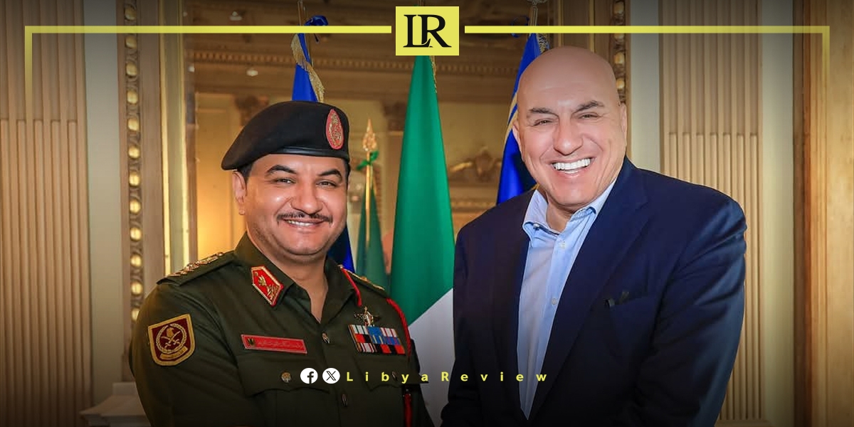 Saddam Haftar & Italian Defense Minister Discuss Migration & Border Security in Rome