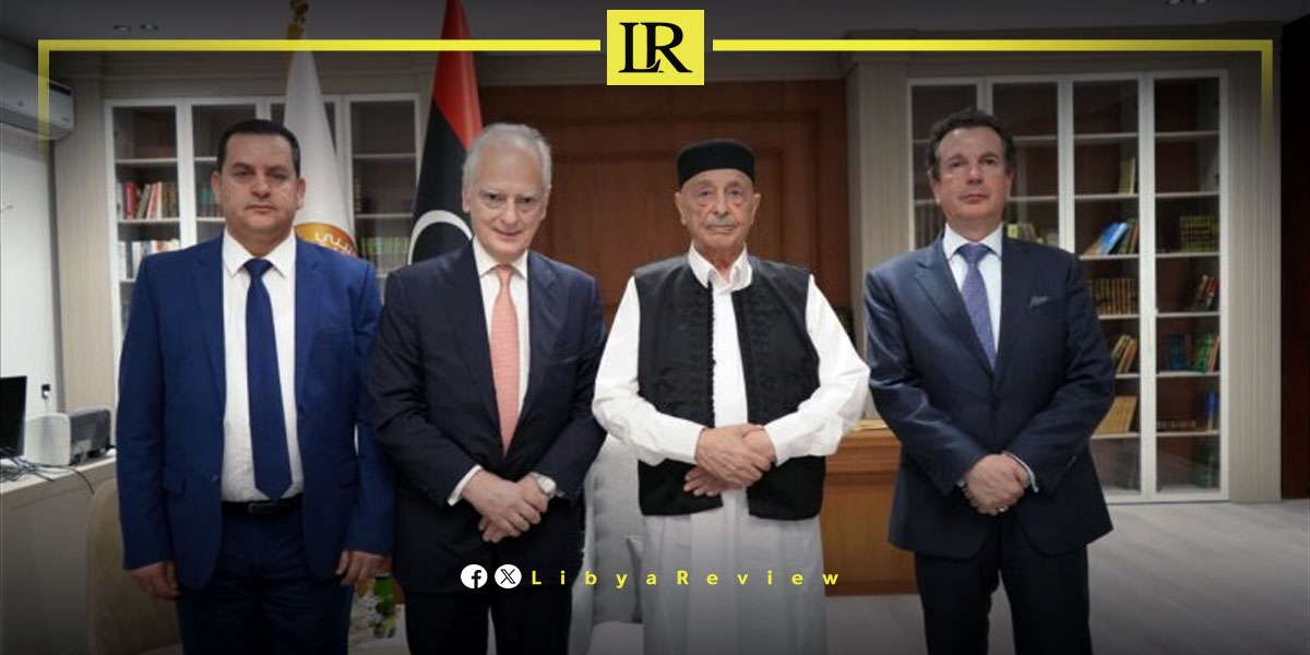 Ageela Saleh Discusses Libya's Political Future with Greek Ambassador