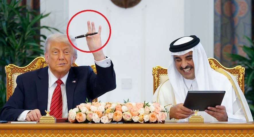 كم سعر القلم الفاخر الذي أهداه أمير قطر لـ ترامب؟