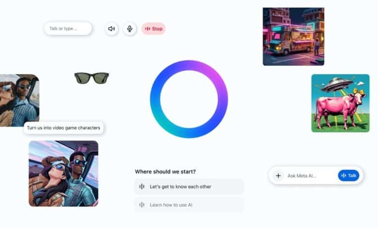 'ميتا' تطرح تطبيق الذكاء الاصطناعي Meta AI
