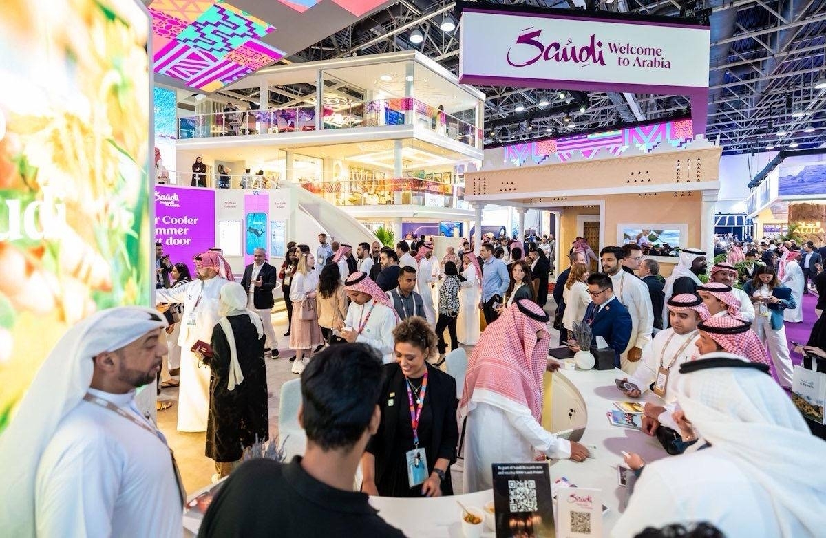 يواصل قطاع السفر والسياحة في المملكة العربية السعودية نموه المتسارع في معرض سوق السفر العربي 2025