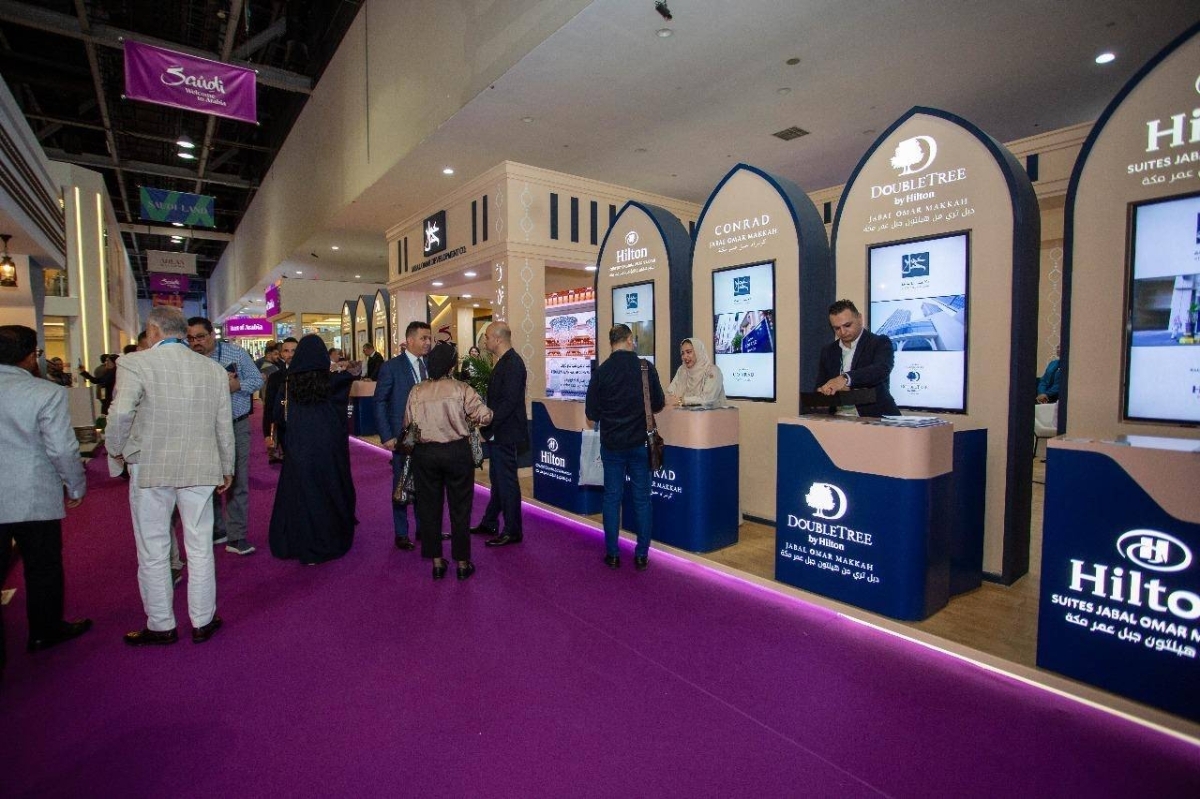 شركة جبل عمر تشارك في معرض سوق السفر العربي ATM 2025 كوجهة رائدة لخدمة ضيوف الرحمن