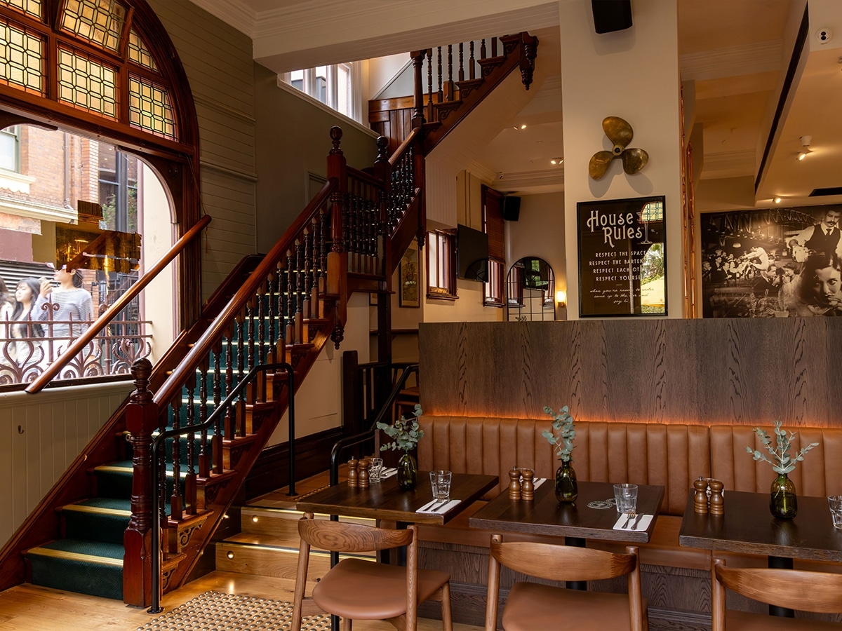 First Look Inside Sydney's 200-Year-Old Pub, Fortune of War, Which Has Reopened as Multi-Spaced Venue with a Hotel and Bistro