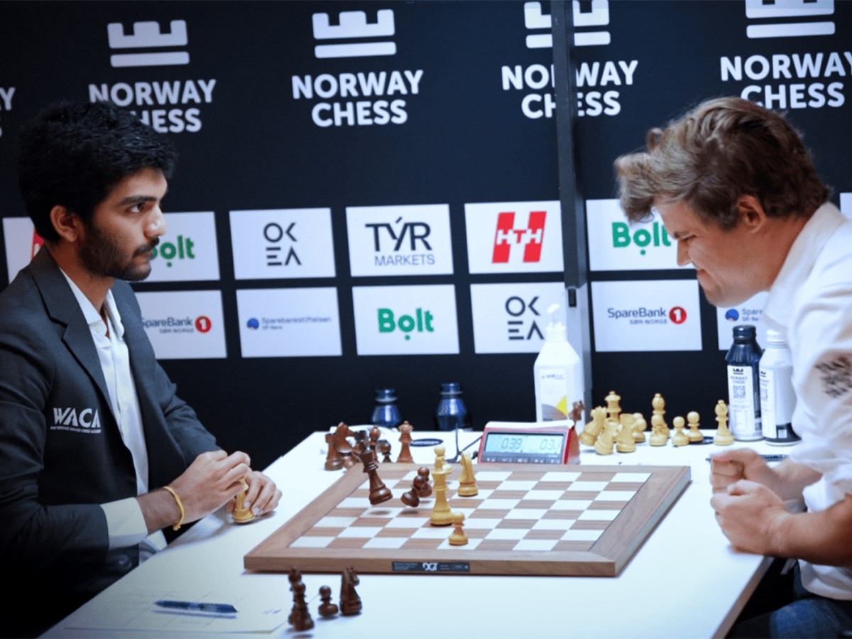 Chess GOAT Magnus Carlsen Performs All-Time Dummy Spit at Norway Tournament
