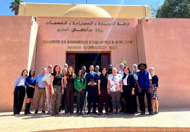وفد من جامعة « روكهورتس » الأمريكية يحل بمراكش لاستكشاف فرص الاستثمار بالجهة