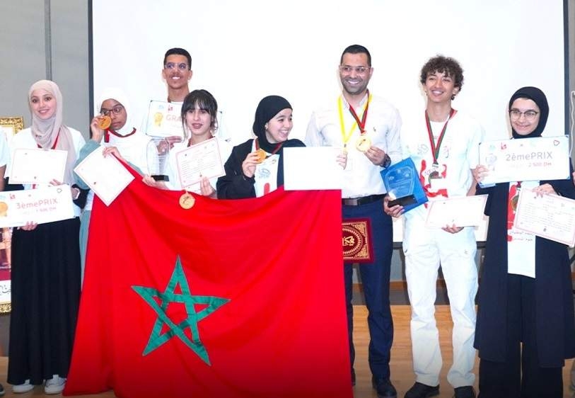 ثانوية محمد السادس للتميز بابن جرير تحصل على الميدالية الذهبية في نهائيات الأولمبياد الوطنية في علم المهندس