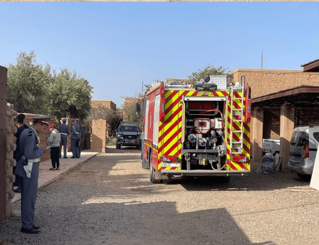 تدخل سريع للوقاية المدنية يثمر اٍنقاذ شخصين من موت محقق ضواحي مراكش