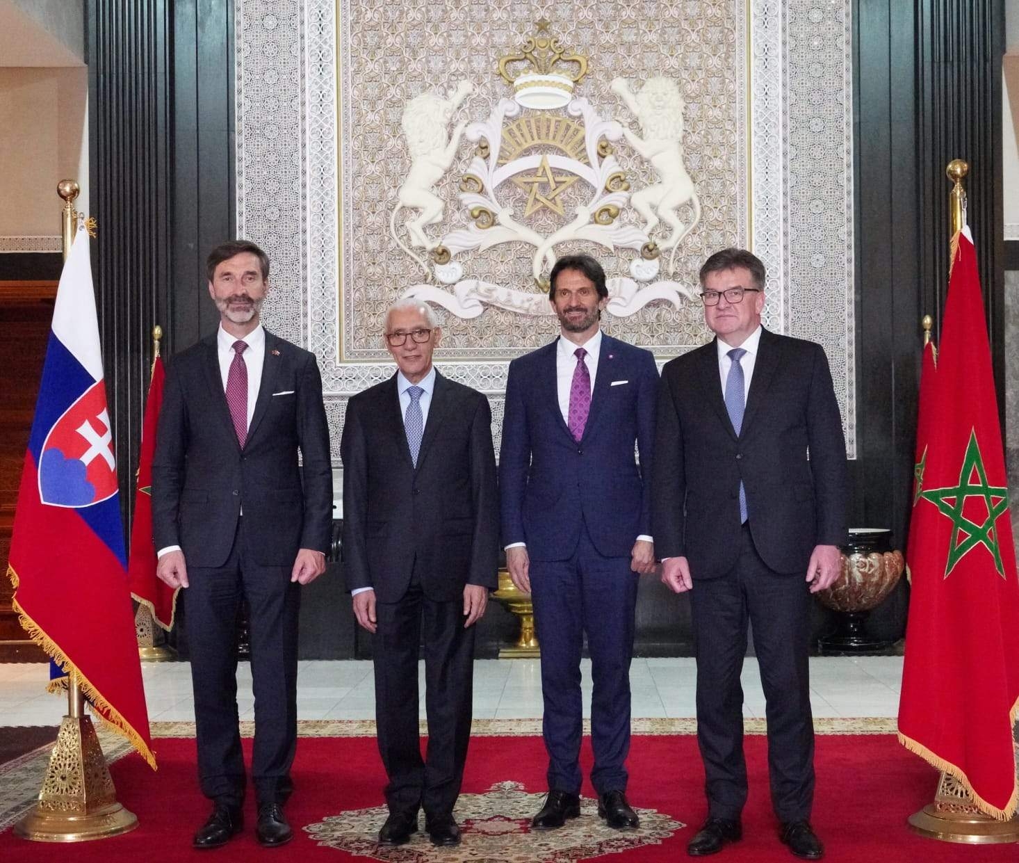 رئيس مجلس النواب يستقبل كل من وزيري الشؤون الخارجية والأوروبيين وكذا الدفاع بجمهورية سلوفاكيا