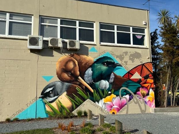 New Nature Mural Blooms In Celebration Of Upper Hutt's Diverse Cultural Roots
