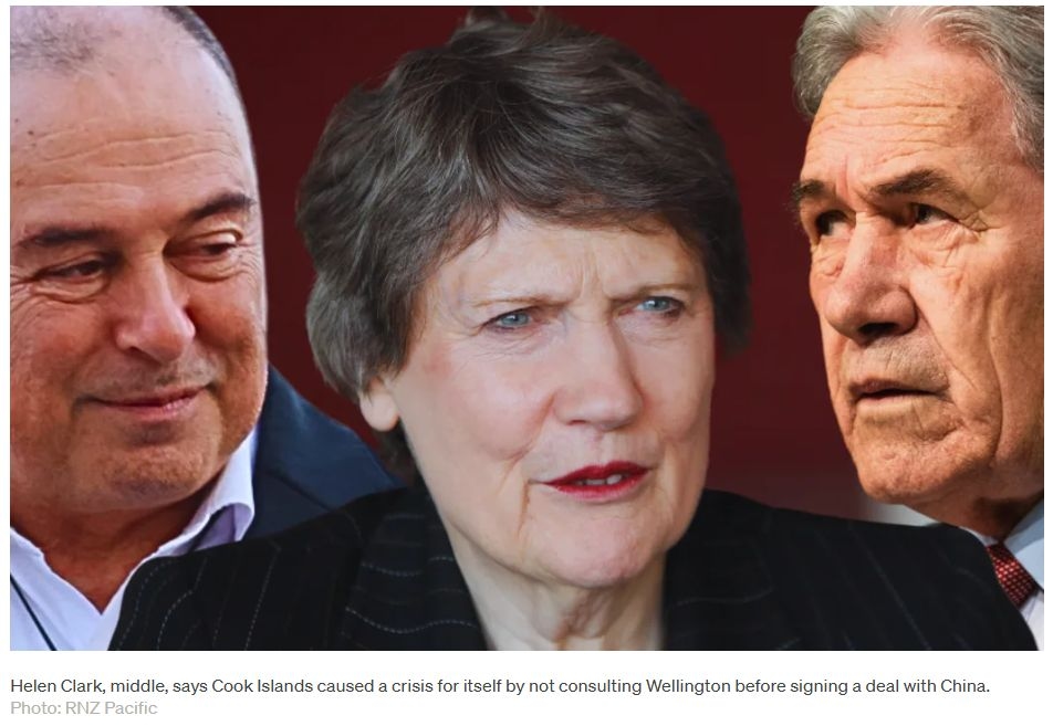 Former New Zealand PM Helen Clark Blames Cook Islands For Creating A Crisis