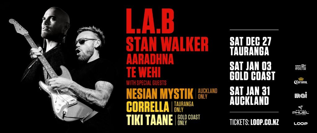 L.A.B And Stan Walker Announce Summer Tour With Special Guests