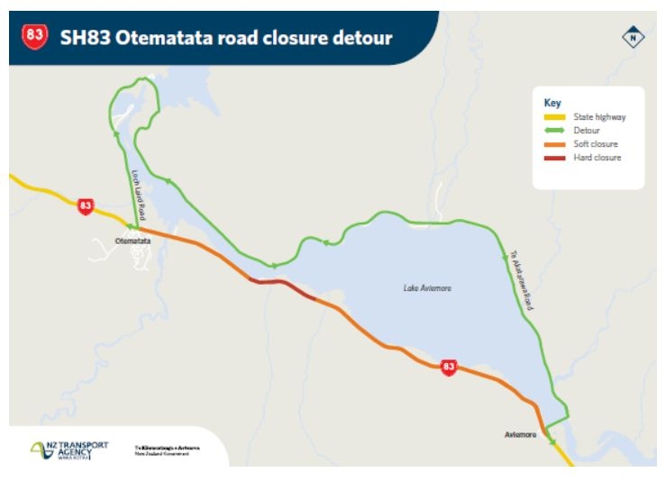 SH83 Otematata To Aviemore – Plan Ahead For Upcoming Closures