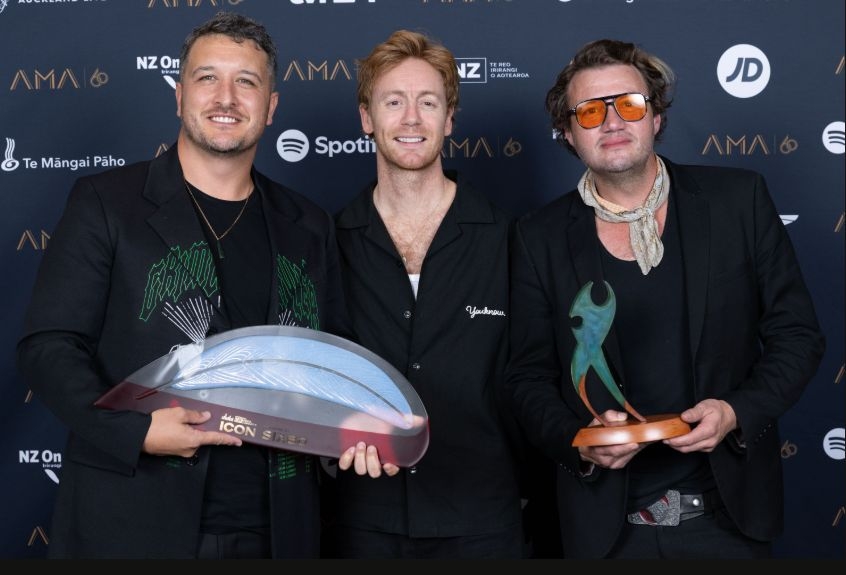 SIX60 Revealed As Inaugural Aotearoa Charts Icon, Live At The 2025 Aotearoa Music Awards