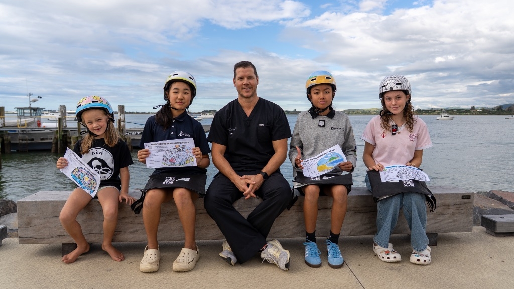 Helmet Surprise For Tauranga Students