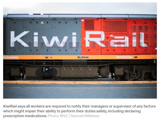 KiwiRail Bans 2500 Workers From Using Melatonin, Zopiclone Citing Safety Concerns