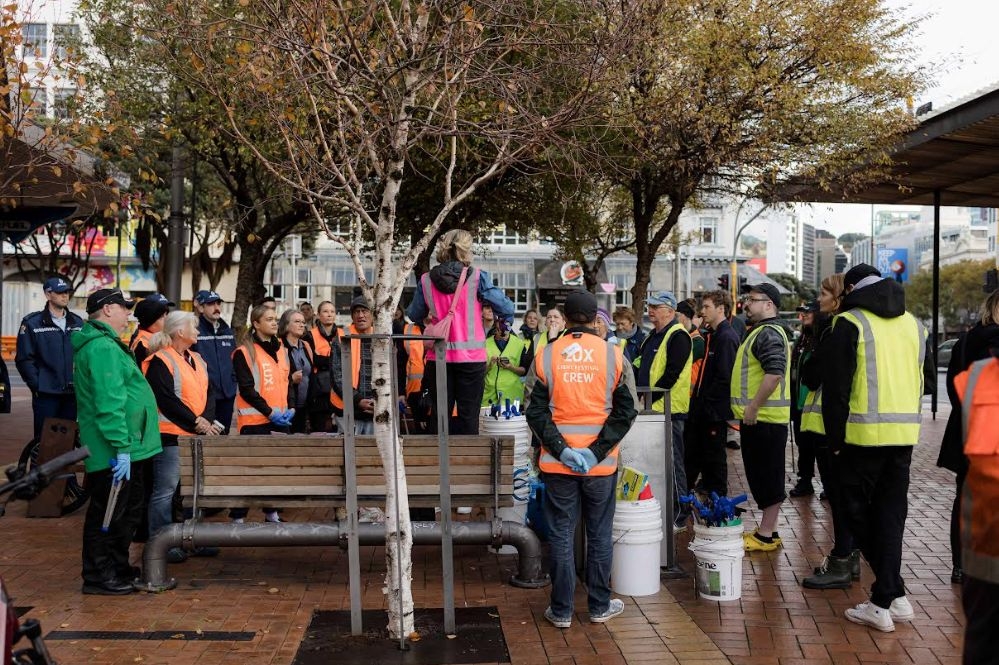 Wellington Businesses And Residents Team Up For Tidy-Up