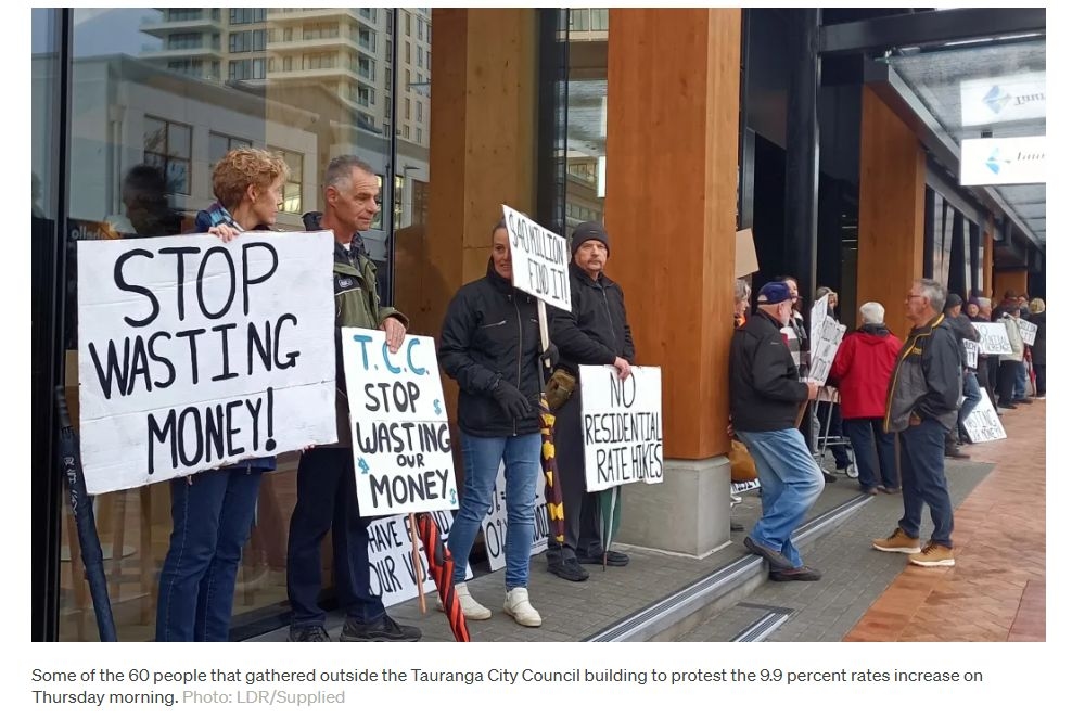 Tauranga's Rates Hike Approved Amid Protest