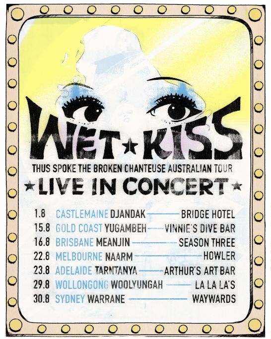 Wet Kiss Share Piano Ballad-Turn-Rock Saloon Single, 'Chick From Nowhere'