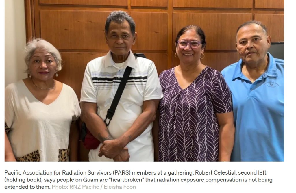 Guam Nuclear Radiation Survivors ‘Heartbroken' After Being Excluded From Compensation Bill