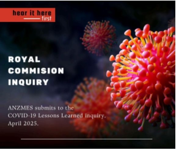 ANZMES Highlights Lessons From The COVID-19 Pandemic In Submission To Royal Commission